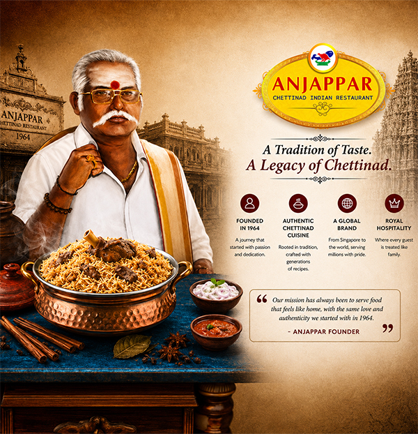 Anjappar The Global Brand